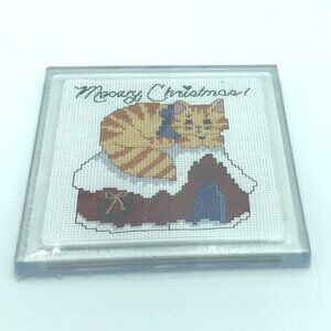 🌷Cat Trivet Hot Plate Cross Stitch  Kit